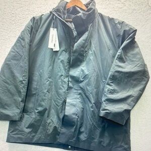 Calvin Klein Men's Charcoal Raincoat